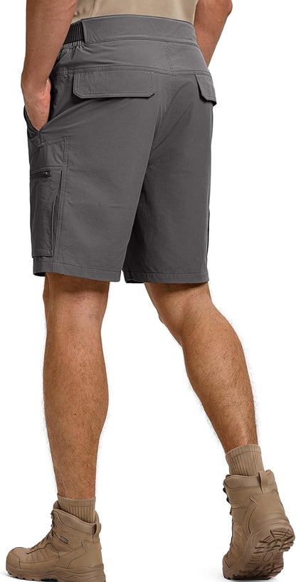 Hiking Shorts Lightweight Quick Dry Nylon Shorts with Belt for Tactical Work