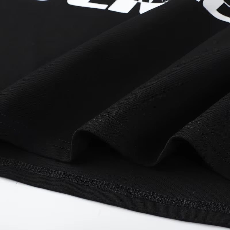 2025 New Streetwear Tshirt Hydra Cat Graphic T Shirt Men Cotton T-Shirt Hip Hop Loose Tops Tees Summer Short Sleeve Black White